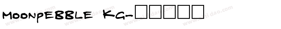 Moonpebble KG字体转换
